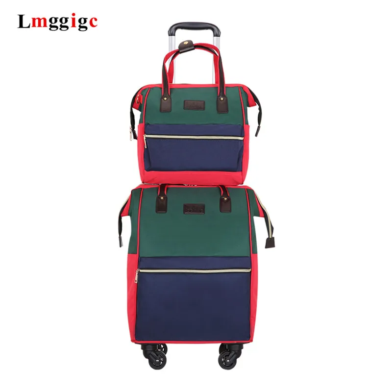 Набор багажа из ткани Оксфорд переносная Дорожная сумка на колесиках