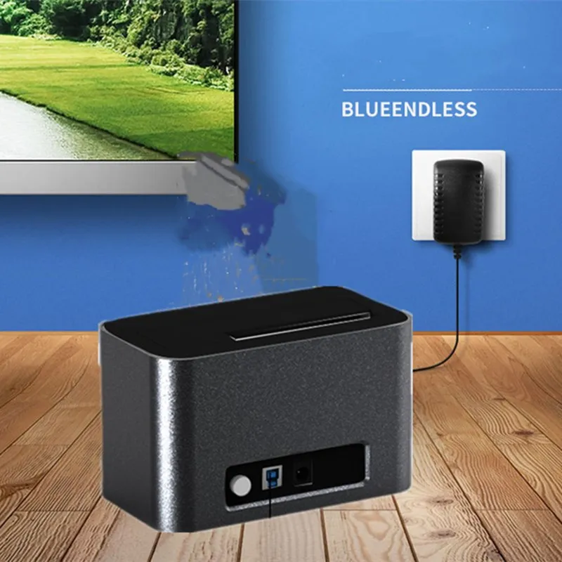 

Корпус для внешних жестких дисков, 2 шт., 1 отсек, usb 3,0, алюминий, 2,5 дюйма, 3,5 дюйма, 4 ТБ, док-станция для жестких дисков для ноутбуков