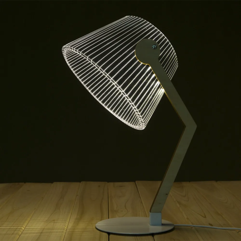 Новинка, новинка, светильник, 3D Дерево, настольная лампа, светодиодный, для чтения, светящаяся лампа, абажуры, 3D оптическая иллюзия, Ночной светильник, украшение дома