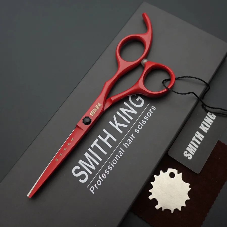 " Профессиональные парикмахерские ножницы, SMITH KING 5 дюймов ножницы для резки Парикмахерские ножницы+ Подарочная коробка/наборы