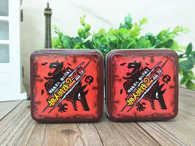 Играйте в креативную железную коробку с оборотнем играйте 2 игры ночной стол