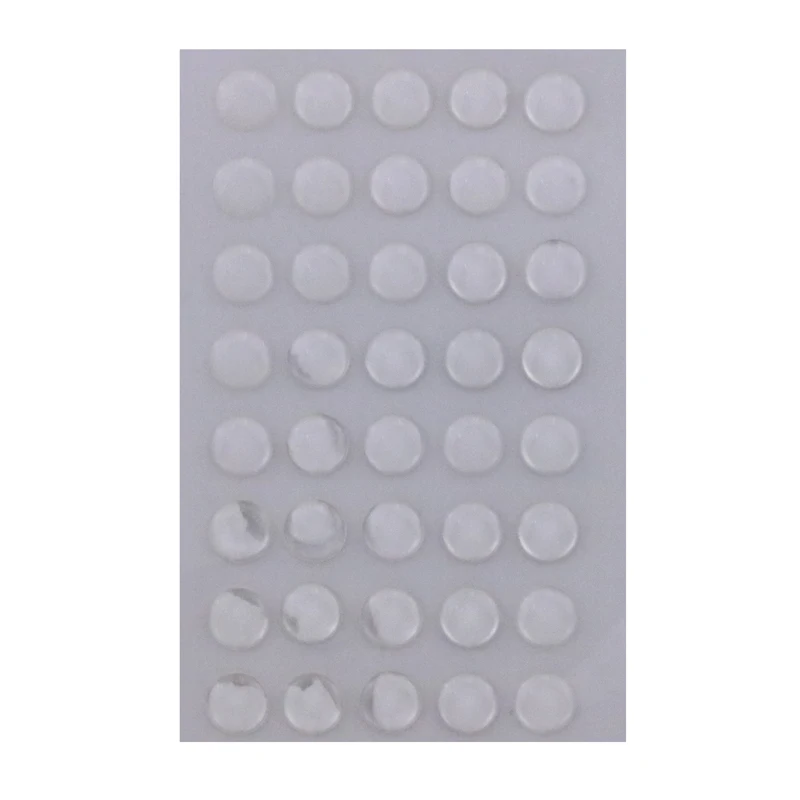 50 шт. 10 мм/12 7 мм круглые Стикеры из эпоксидной смолы прозрачные бусины