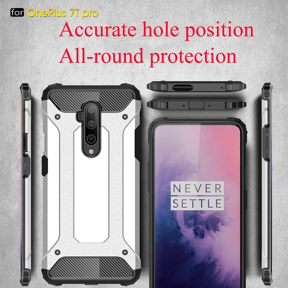Четырехугольный не замненная бронированный чехол для Oneplus X 9 8 7T Pro 7 6T теплоотвод