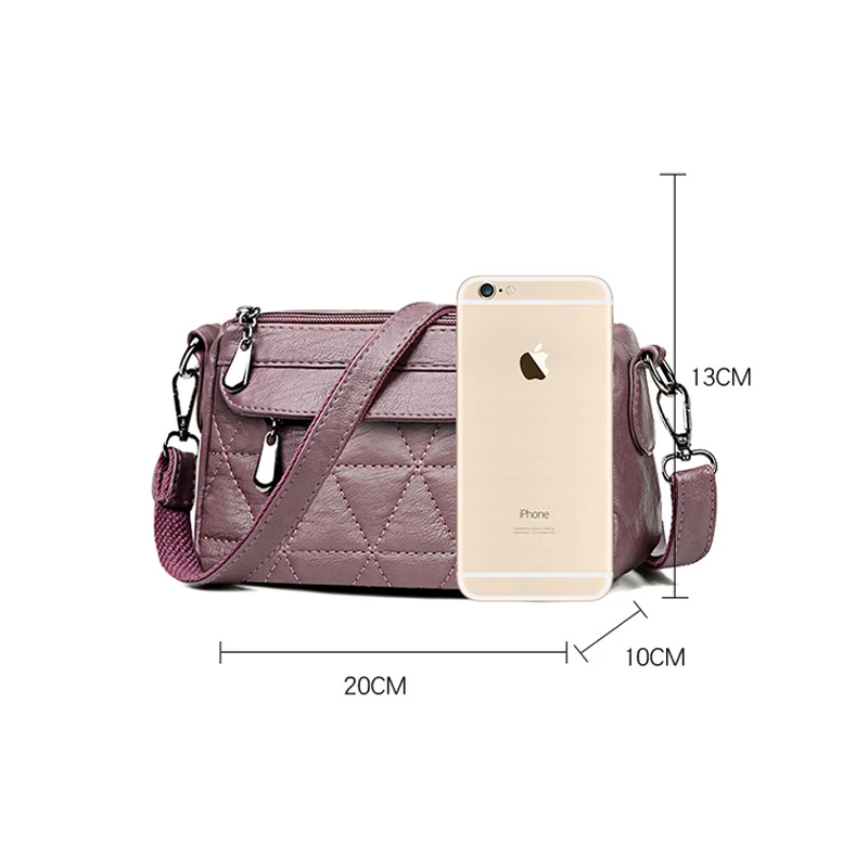 YOUSE Vintage Soft PU Leather Women Shoulder Bags Luxury Designer Handbags Small Crossbody Bags for Women 2021 Messenger Bag