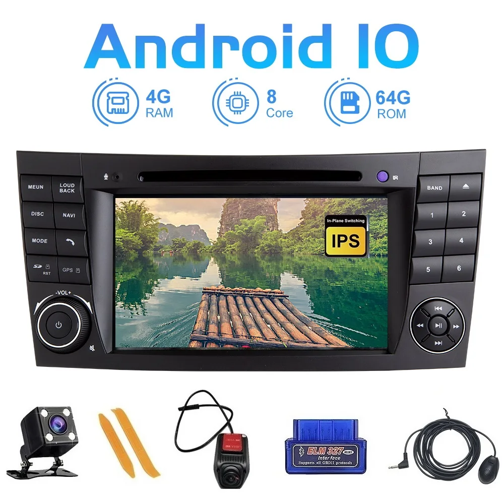 

ZLTOOPAI Car Multimedia Player For Mercedes Benz E-Class W211 E300 CLK W209 CLS W219 Car Media Player DVD GPS Navigation + Gift