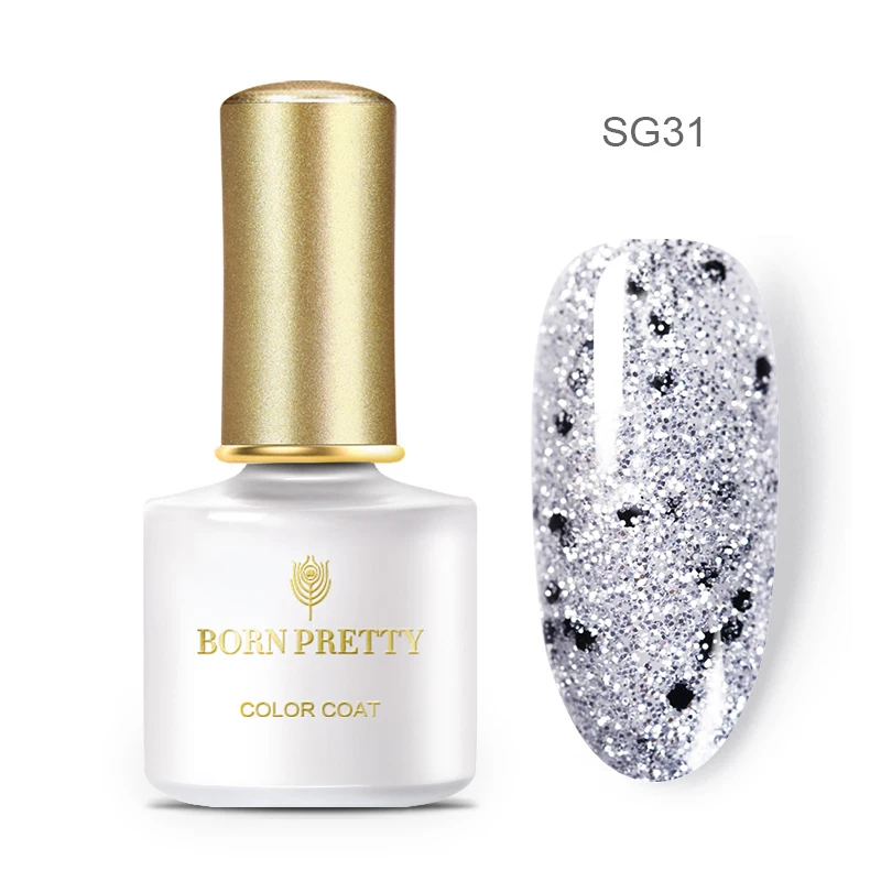 BP-SG31 BORN PRETTY 6 мл Блестящий блестящий гель для ногтей голографический лак УФ светодиодный гель розовый Золотой Серебряный отмачиваемый гель лак для маникюра DIY - Цвет: BP-SG31