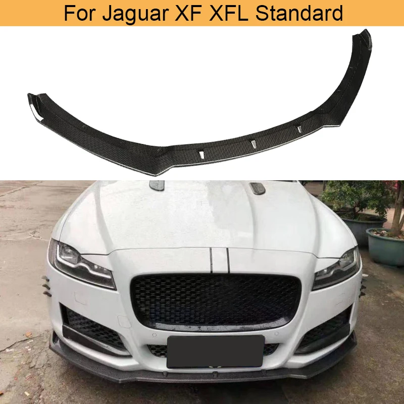 Спойлер для переднего бампера из углеродного волокна Jaguar XF XFL Standard 2016-2019 не