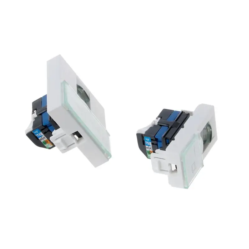 Информационный сетевой модуль CAT6 разъем RJ45 8P8C переходник Keystone Jack стандартная