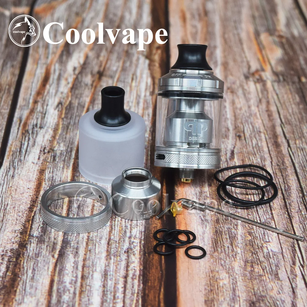 coolvape qp design Gata RTA MTL DL 24mm 2ml Top Filling Single Coil Double ring drip vs taifun gtr rta kayfun lite | Электроника