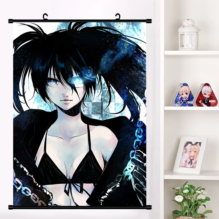 Аниме BLACK ROCK SHOOTER наклейки на стену панно настенные подвесные плакаты домашний