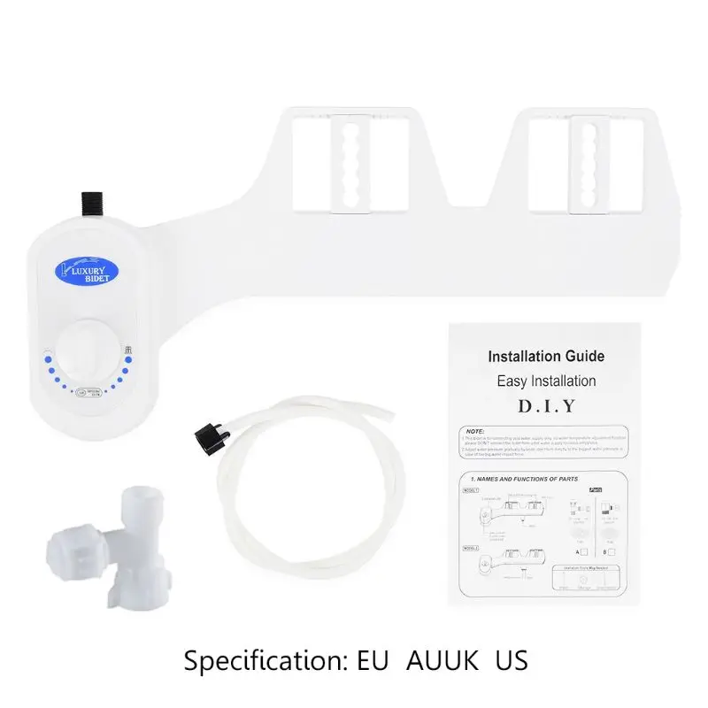

Bidet Toilet Seat Single Nozzle Fresh Water Spray Non-Electric Bidet Attachment