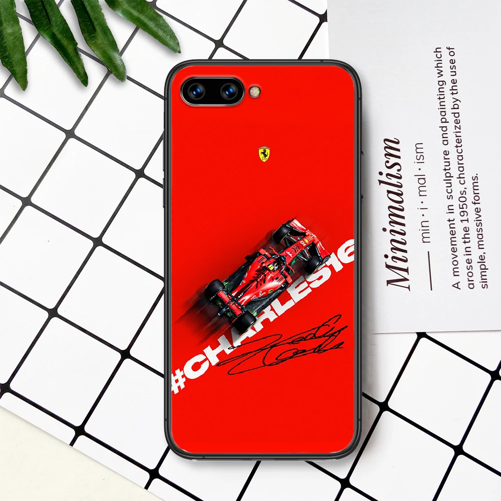 

Sporting Car Ferrari Phone Case For Huawei Honor 6A 7A 7C 8 8A 8X 9 9X 10 10i 20 Lite Pro Play black Bumper Soft Cover Fashion