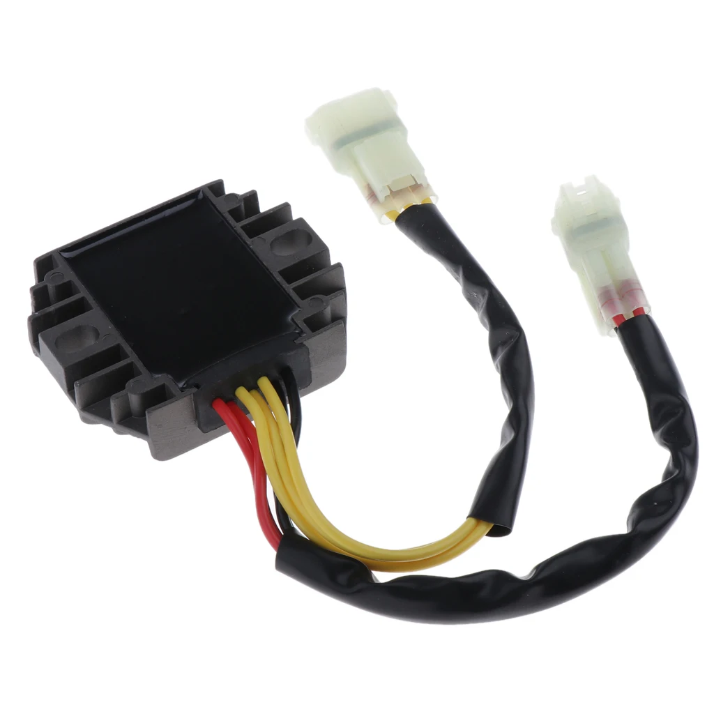 

Voltage Rectifier Regulator Fits for Yamaha FZ6 FZ6N FZ6S FZR600 TDM850 YZF R1 R6, Black