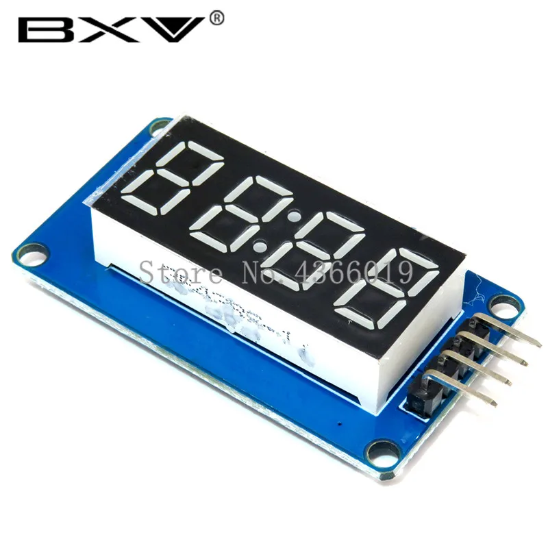 Модуль светодиодного дисплея TM1637 для Arduino 7 сегментов 4 бита 1 5 дюймовые часы