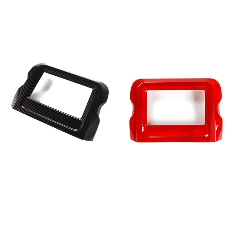 

7-дюймовая панель GPS навигации Панель рамка Обложка отделка из АБС-пластика для 2018 2019 2020 2021 Jeep Wrangler JL JLU