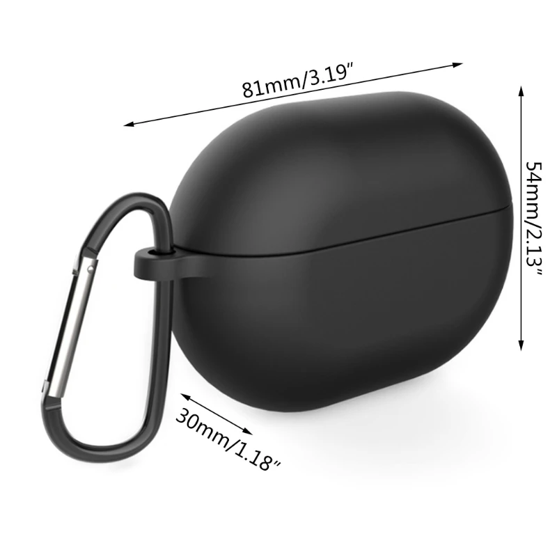 

Replacement Silicone Earphone Protective Case Comipable with Free Buds Pro Charging Box with Buckle