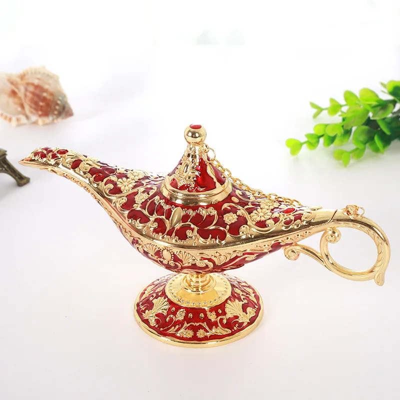 

Aladdin God Lamp Retro European-style Alloy Set Wish Lamp God Lamp Creative Decorative Ornament Crafts