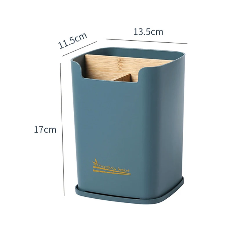 

Multifunctional Draining Chopstick Holder Wall-mounted Chopsticks Cage Rack Drain Chopsticks Holder Tableware Spoon Storage Box
