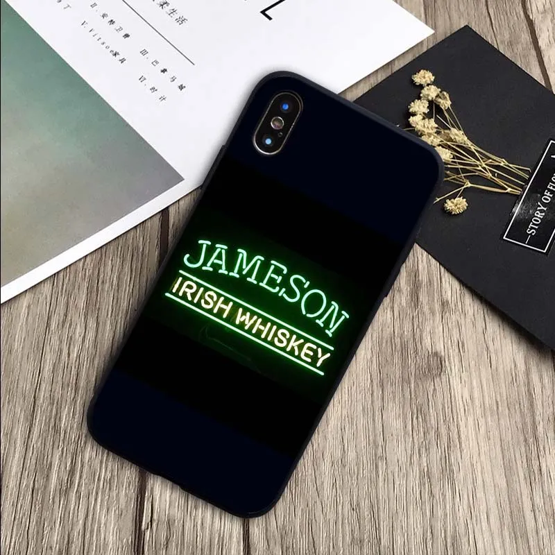 Чехол Jameson Irish Whiskey из мягкого силикона черного ТПУ для телефона чехол для iPhone 6 6plus 7 8 plus 5 5S SE X XR XS Max - Цвет: H19071108-07.jpg