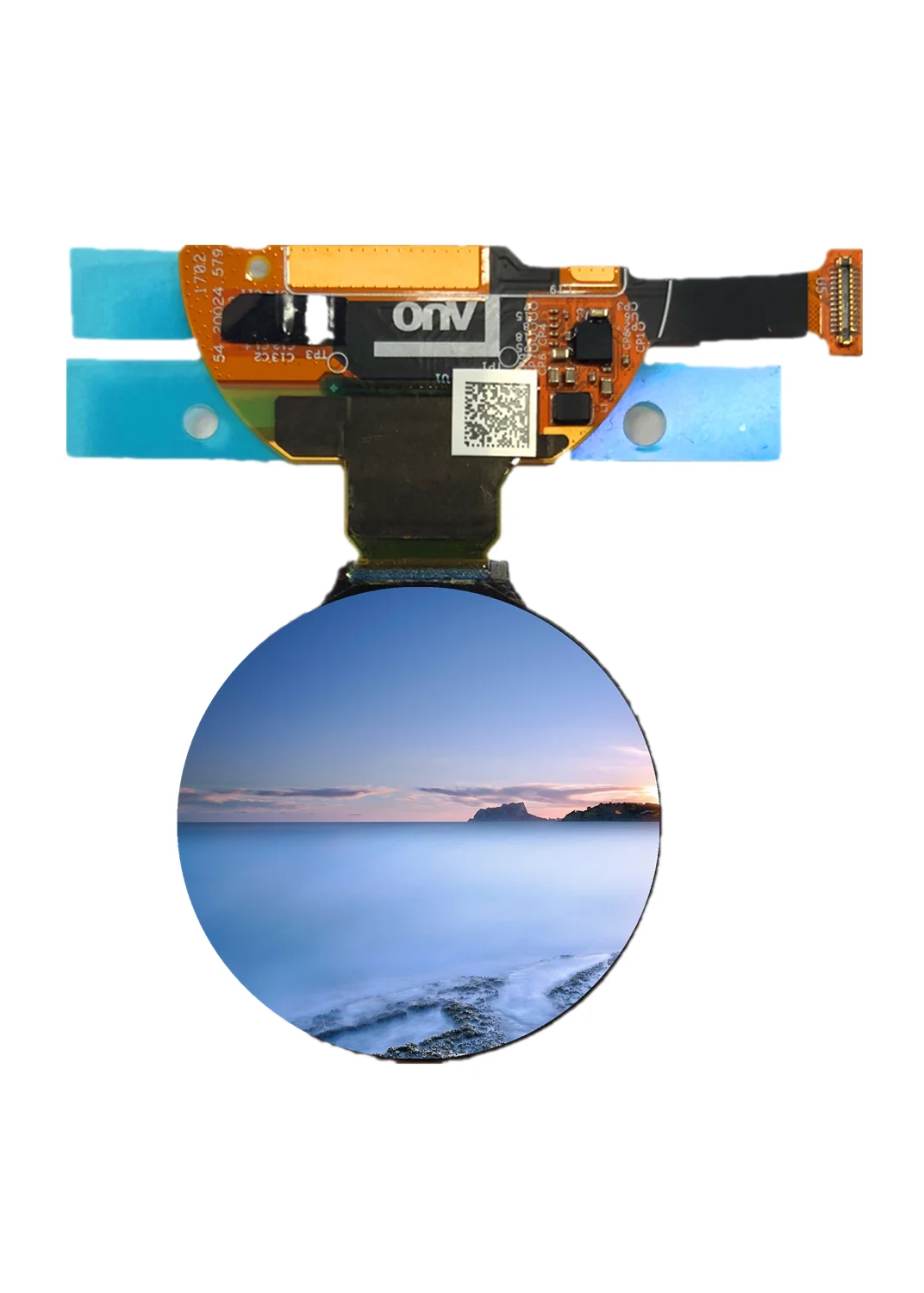 1 2 дюймовый 24pin AMOLED круглый дисплей для AUO W022 ASIC drive IC 390*390 MIPI + интерфейс SPI|Защита