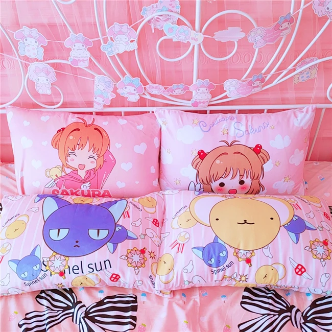 40x60 см Cardcaptor Sakura Girl Мягкий Чехол на подушку для дома спальни наволочки с рисунком