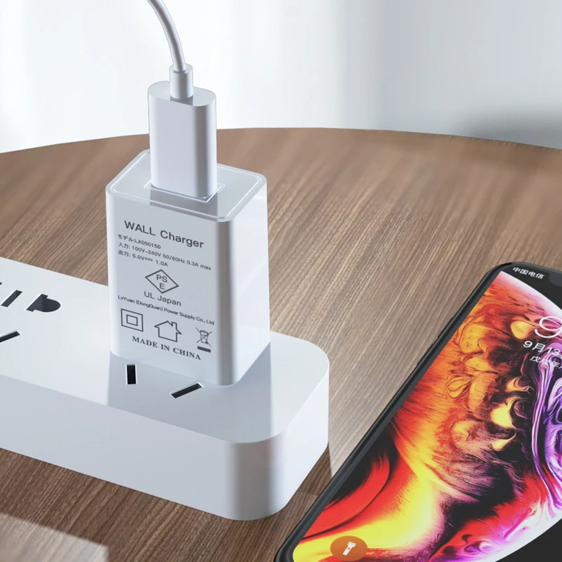 Универсальное зарядное устройство USB 5В 1A для Мобильный телефон планшет IPad IPod Huawei