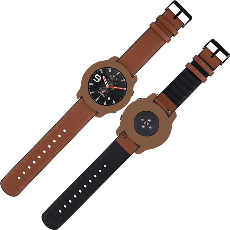 Для Amazfit GTR Чехол Мягкий ТПУ полный Чехол защитный бампер Рамка протектор для Xiaomi Huami Amazfit GTR 47 мм аксессуары для часов