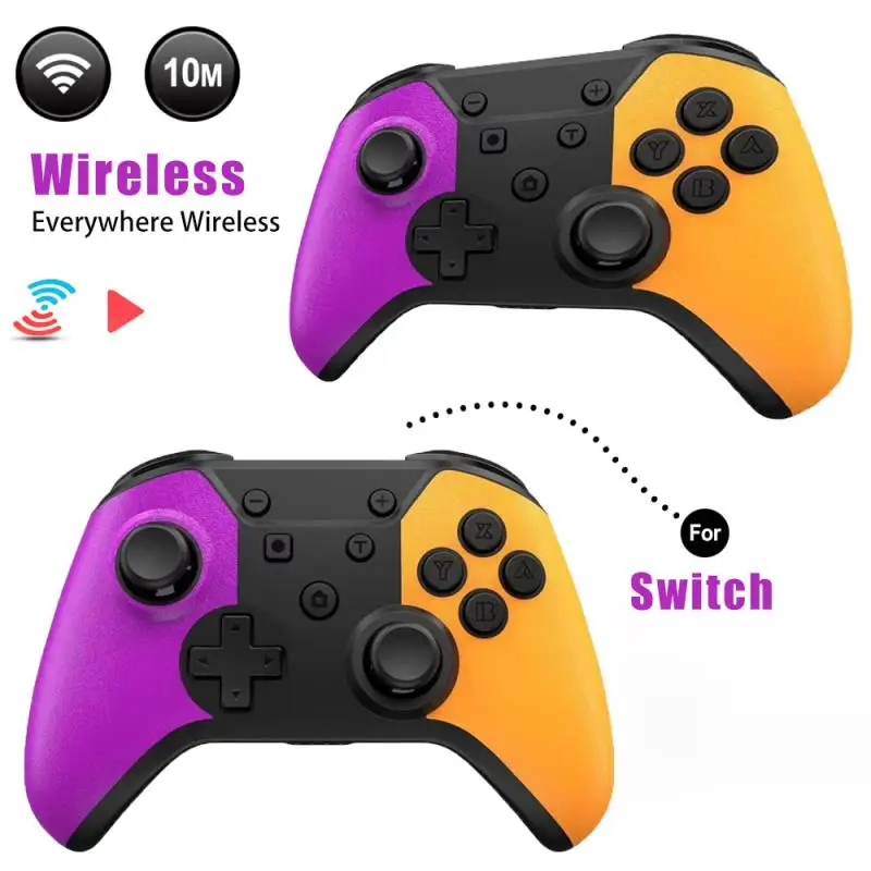 For Switch Gamepad Pro Bluetooth-compatible Game Controller NS Handle With Wakeup NFC Function 6-axis Gyroscope | Электроника