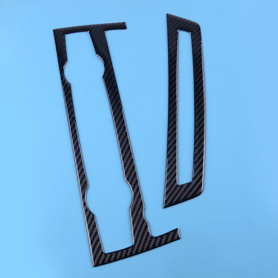 Beler черная Автомобильная консоль из углеродного волокна кондиционер CD панель