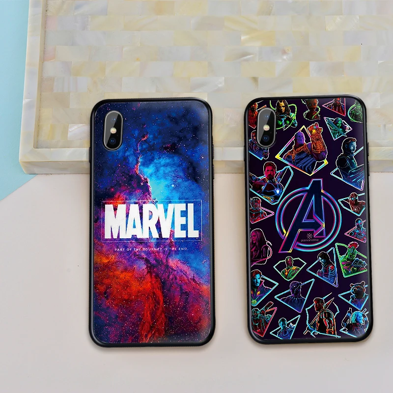 Marvel The Avengers для Xiaomi mi 9T A3 PRO 6X X 2S 3 F1 9 CC9E CC9 8 A2 LITE SE задняя крышка телефона