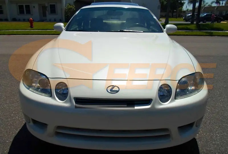Для Lexus SC300 SC400 1991 2000 ультра яркий SMD СВЕТОДИОДНЫЙ ангельские глазки набор колец