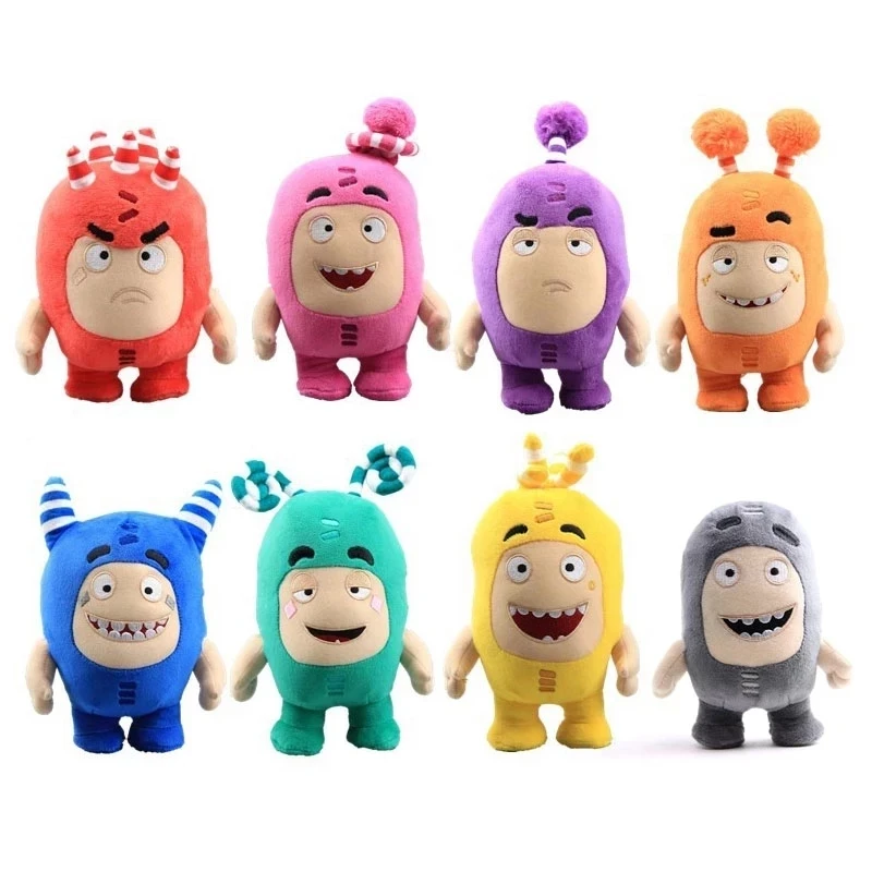 8 шт./партия плюшевые игрушки Oddbods 18-24 см