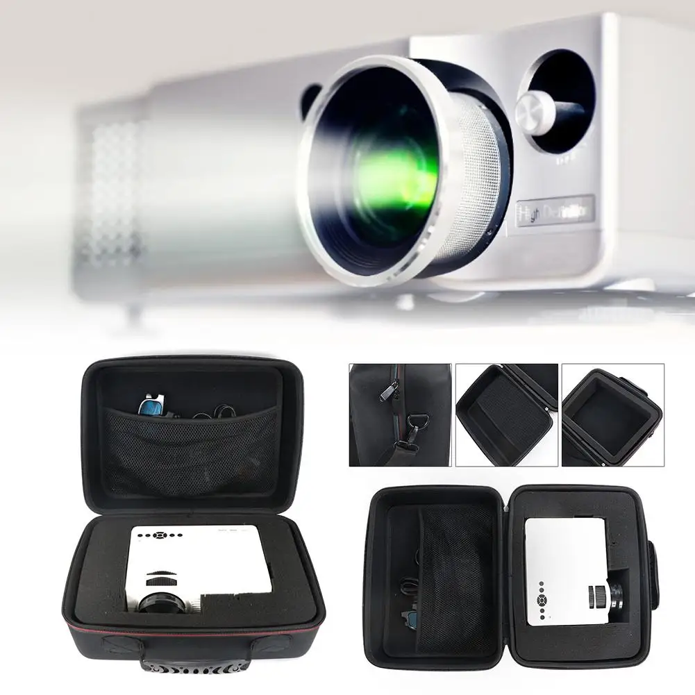 Коробка для хранения проектора дорожная сумка чехол для DBPOWER, ViewSonic, Epson, BenQ проектор привод и аксессуары