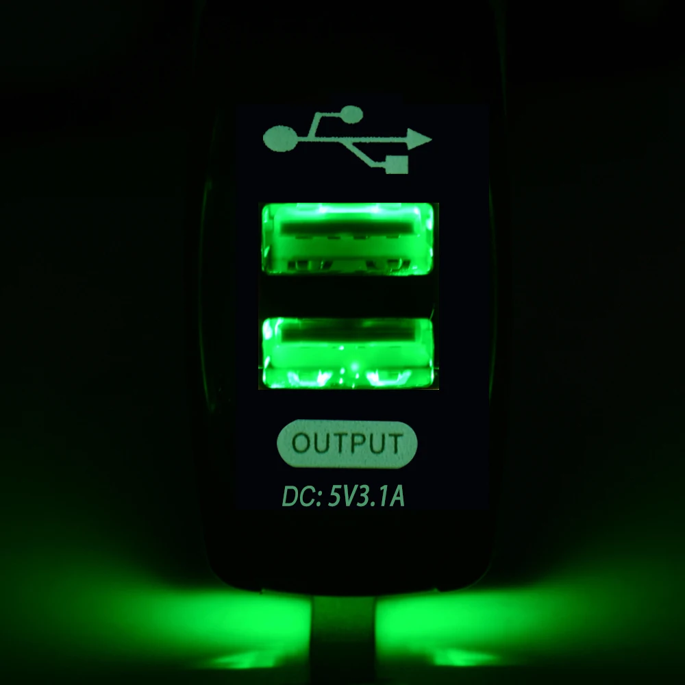Автомобильное зарядное устройство с двумя USB-портами 5 В 3 1 А | Автомобили и
