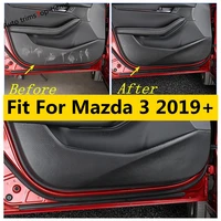 accessories car door anti kick pad protection side edge film protector stickers cover trim interior fit for mazda 3 2019 2022