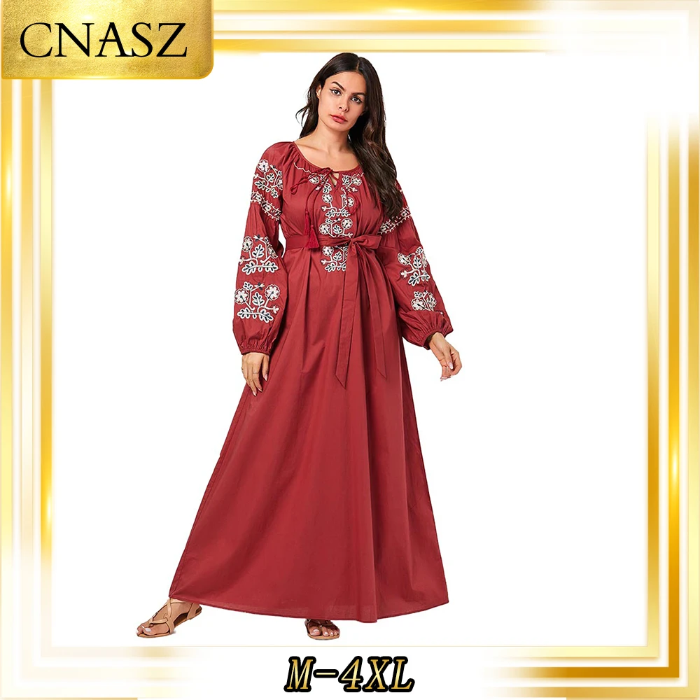 Abaya платье халат Longue Femme мусульманское достойное удобное арабское большой размер