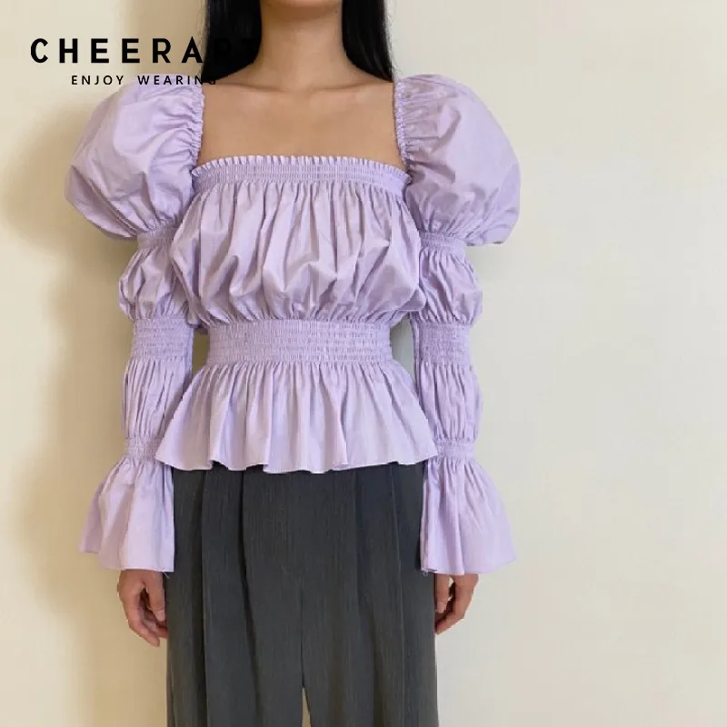Женская блузка с открытой спиной CHEERART Дизайнерский Модный Топ