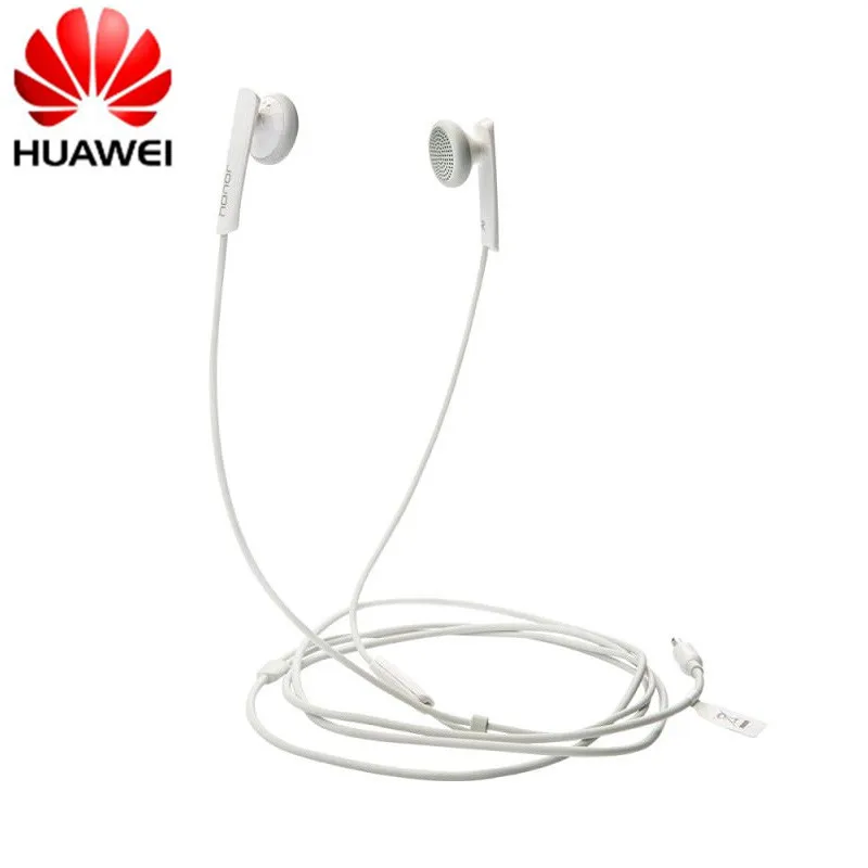 100% оригинальные наушники Huawei AM110 3 5 мм белые вкладыши для P10 P20 Lite Mate 7 8 9 10 P9 Plus Honor