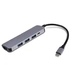 USB-концентратор 4 в 1 USB Type-Cusb-хаб, 3,0, высокоскоростной, мульти-USB 3,0, 4 порта, компьютерные аксессуары, Разветвитель USB для Macbook Pro #50