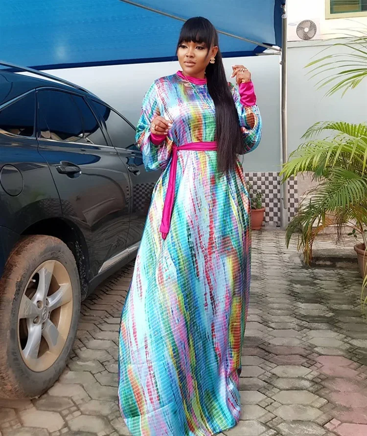 Африканские платья для женщин африканская одежда 2020 Дашики модная ткань с