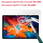 С уровнем твердости 9H закаленное стекло для Lenovo YOGA Tab P11 Pro 11,5 ТБ-J706F протектор экрана P11 11 дюймов TB-J606F J606 пузырь Бесплатная защитная пленка HD защитная пленка