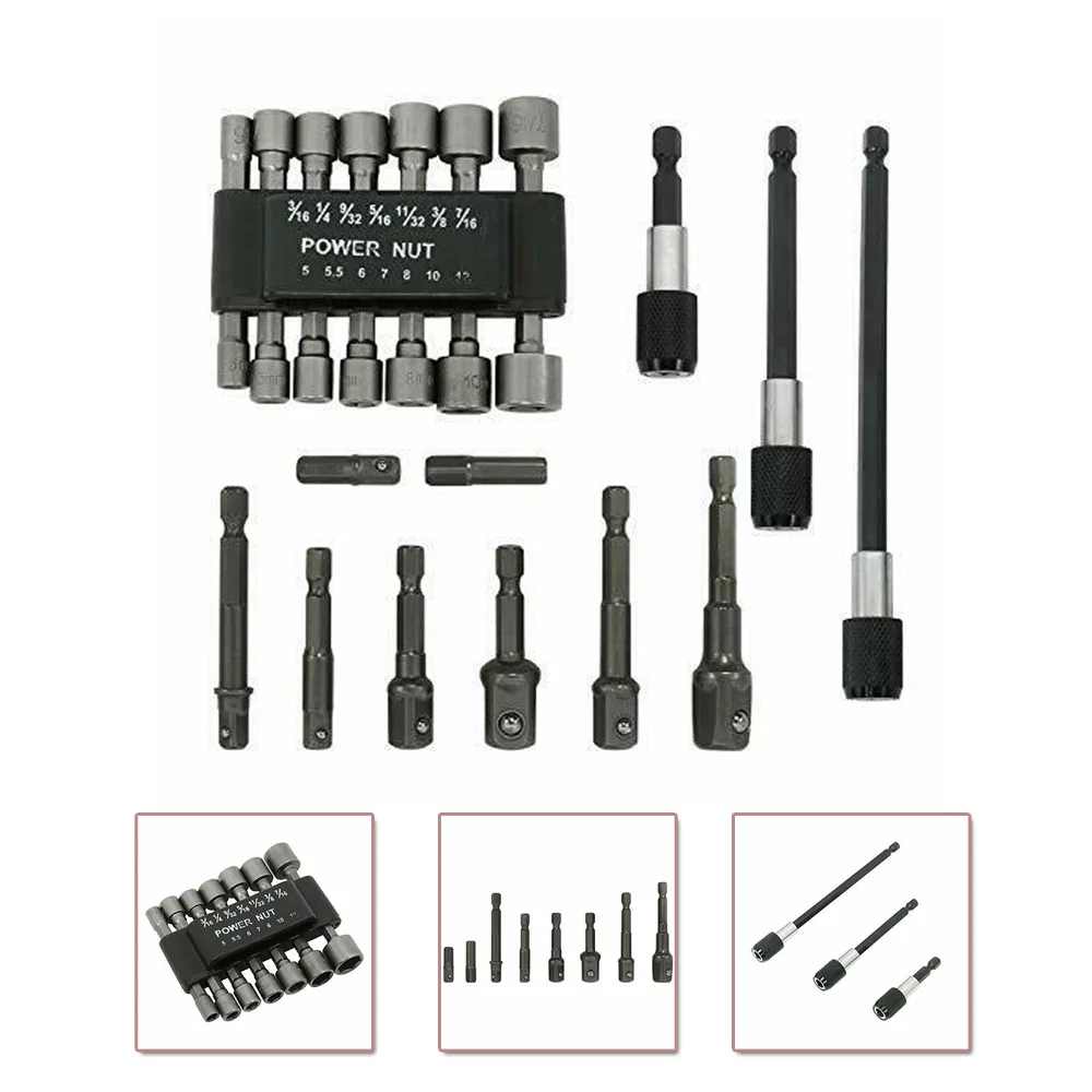 Электрическая отвертка электрическая розетка адаптер для сверл ударная ручка с