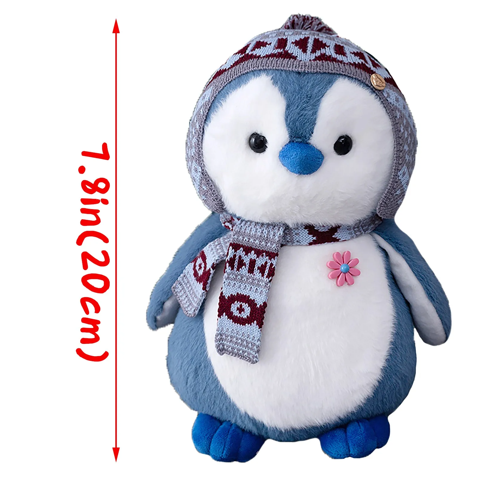 

Stuffed Animals & Plush New Pattern Penguin Dolls With Hats Stuffed Toys Children's Car Decorations Cute Cotton Holiday Gifts