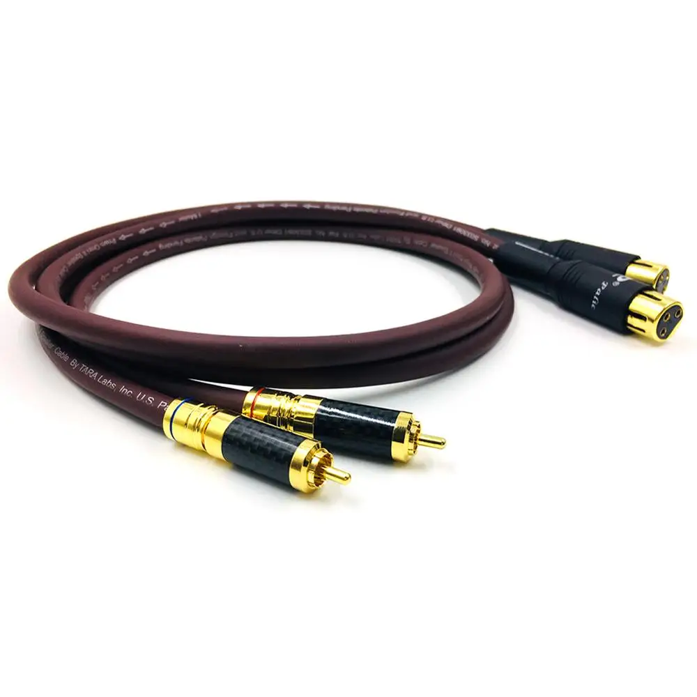 Thouliess пара HIFI 2RCA штекер к 2 XLR Женский кабель RCA соединение аудиокабель