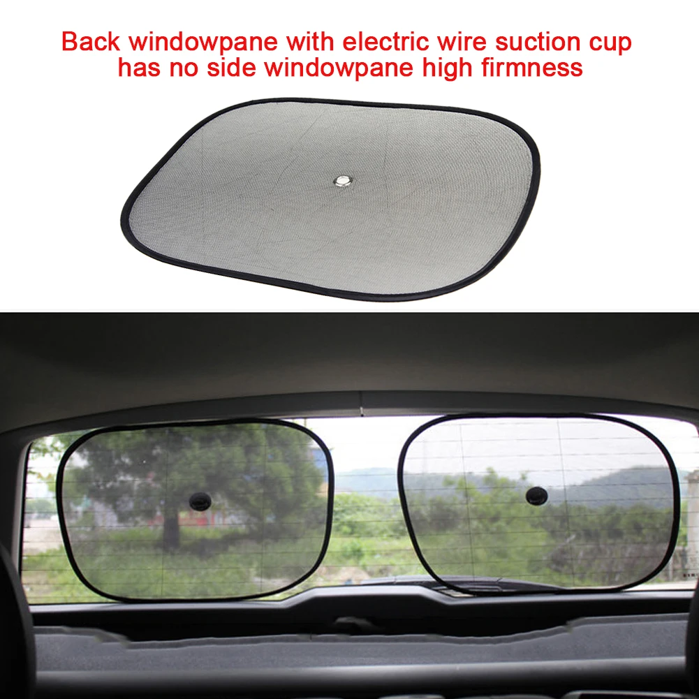 Черный Автомобильный солнцезащитный козырек 2020 44*37 см боковой задний