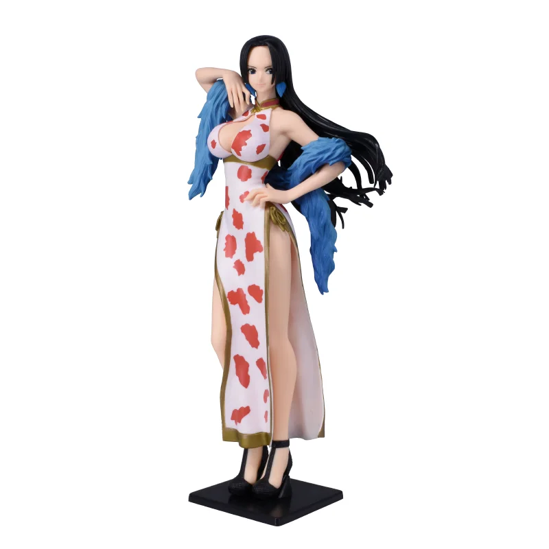 

One Piece Boa Hancock экшн-фигурка 23 см ПВХ сексуальная девушка Чонсам статуя коллекционные игрушки для детей настольное украшение Figma