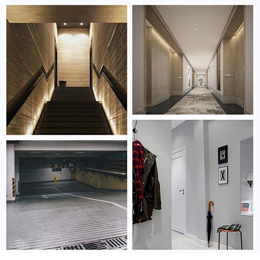 Светодиодный датчик движения 220 В Автоматический Инфракрасный PIR настенный