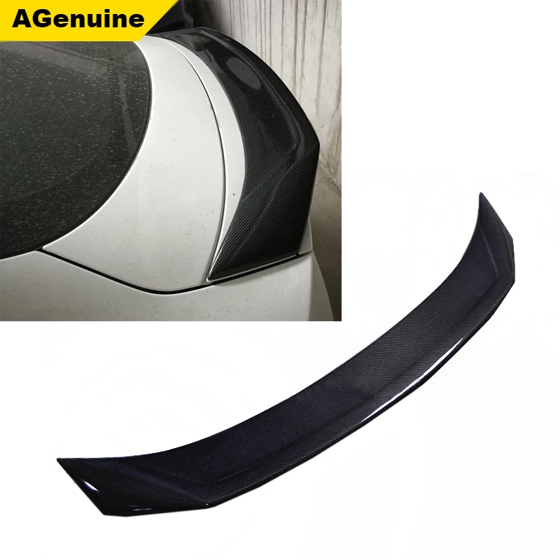 

Carbon fiber back boot lip spoiler car rear trunk spoiler wing rear lip spoiler wing for Audi A7 S7