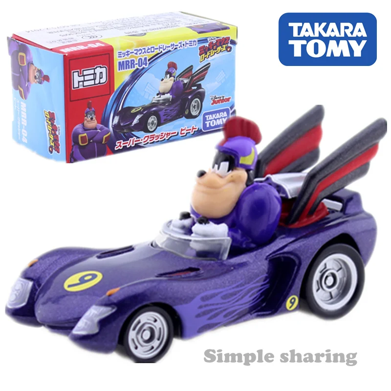 Takara Tomy томика Дисней Микки Маус и дорожные гонщики MRR 4 супер дробилка Пита литья