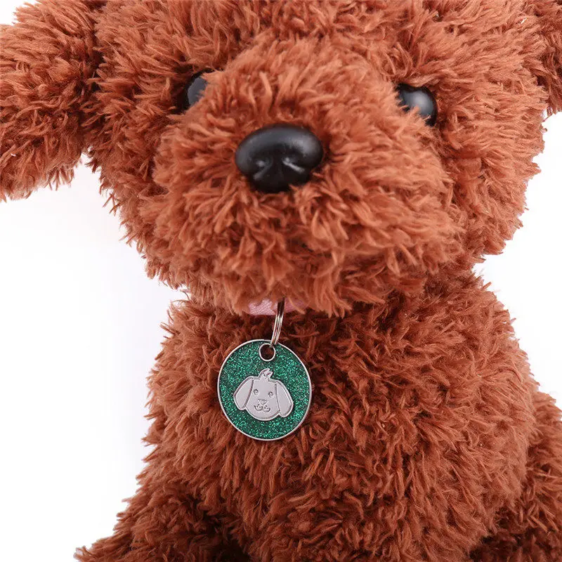 Бесплатная гравировка анти-потери бирка для собаки аксессуары ошейника Pitbull